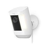 Cámara de seguridad para exteriores con adaptador de corriente, vídeo HD 1080p y HDR, comunicación bidireccional con tecnología Audio+, focos que se activan con el movimiento, sirena de seguridad, detección de movimiento 3D, vista panorámica y wifi de doble banda.
