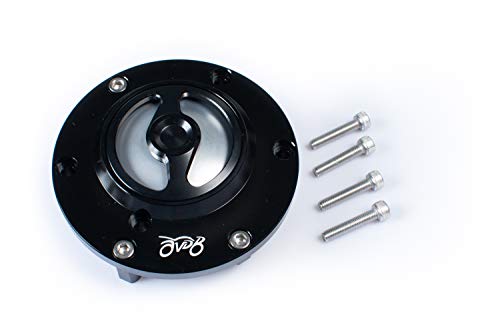 Tapón depósito plata de aluminio compatible con Triumph Tiger 1050 y Aprilia