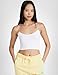 Free People, Womens, Seamless Skinny Strap Crop Cami, White, XS-SM (US Women's 0-6)-One Size