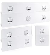 ORD OF SP Strong Adhesive Shower Caddy Replacement, 6 Pack No Drill Adhesive Hooks for Bathroom &...