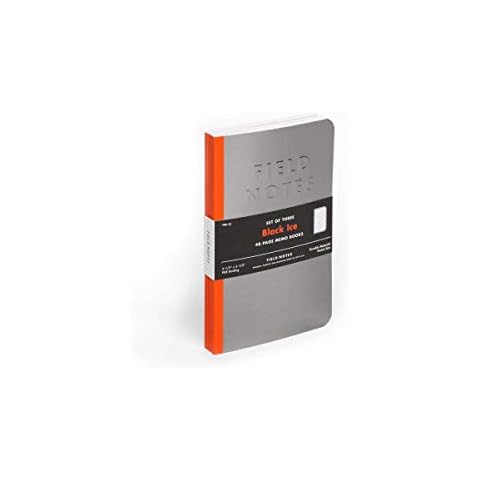 Field Notes Black Ice Special Edition Ruled Memo Books, 3-Pack (3.5x5.5-Inch) Winter 2016 Cover