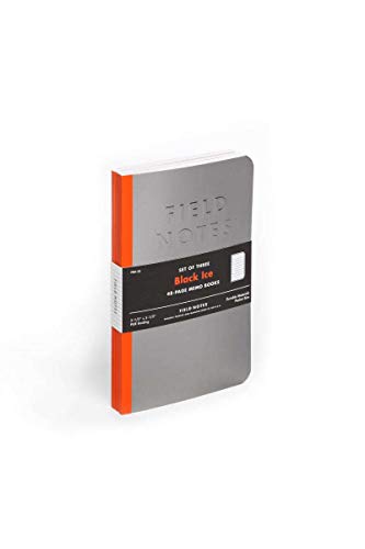 Field Notes Black Ice Special Edition Ruled Memo Books, 3-Pack (3.5x5.5-Inch) Winter 2016