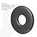 M6 Black Flat Washers (6.3mm ID, 17.7mm OD, 1.9mm Thick) for Screw Fasteners, 304 Stainless Steel, 50 PCS