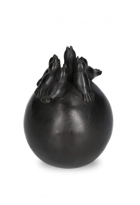 Mini-urne en bronze Oiseaux pour partager les cendres en famille sans aucun risque de fuite