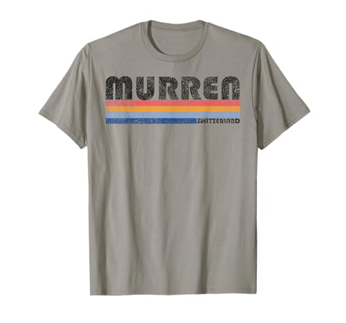 Vintage 1980s Style Murren, Switzerland T-Shirt