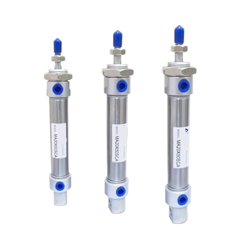 Cylindre pneumatique double effet MA16 MA20 MA25 mini vérin inox course 175
