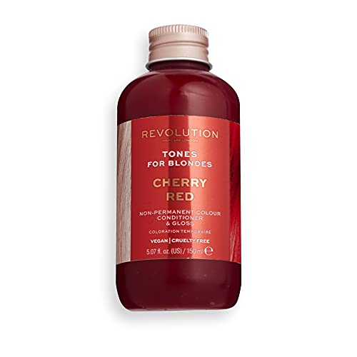 Revolution Haircare London, Tones For Blondes, Tons pour Les Blondes, Cherry Red, 150ml Cover