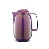 ROTPUNKT Isolierkanne 1,0 Liter I hochwertig I Glaseinsatz I voller GeschmackI I leicht zu reinigen I 24 Std heiß 36 std kalt - shiny amethyst