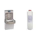 Elkay LZS8WSLP Bottle Filling Station (Light Gray Granite) Bundle with Replacement Filter