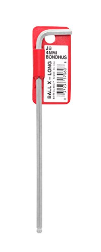 4.0mm BriteGuard Plated Ball End L-Wrench Tag & Barcoded