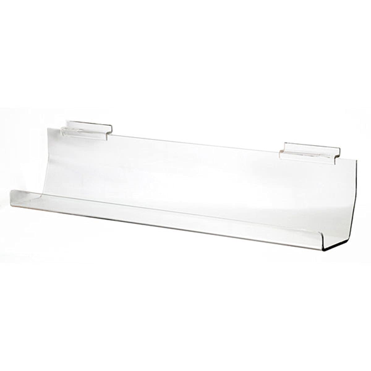 Acrylic Slatwall J Rack - 24 L x 3 D Inches