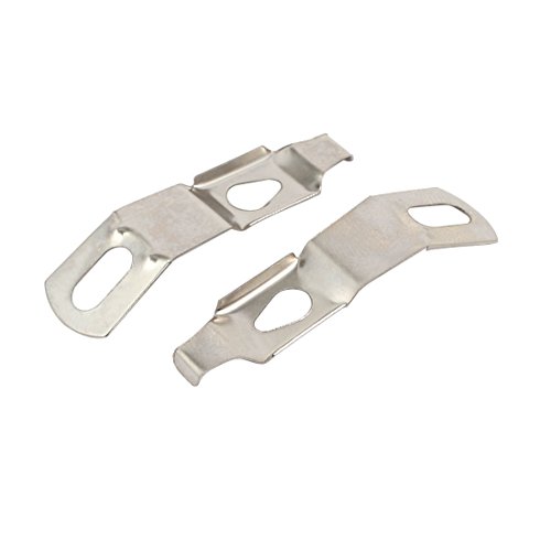 Image of Aexit Picture Photo Construction Hardware Frame Backboard Metal Spring Turn Clip Hanger Siver Tone 200pcs Model:21as14qo355