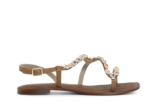 Sandales bijoux Cafè Noir C1XB2002M007380 en cuir cuio pour vos soirées d'été