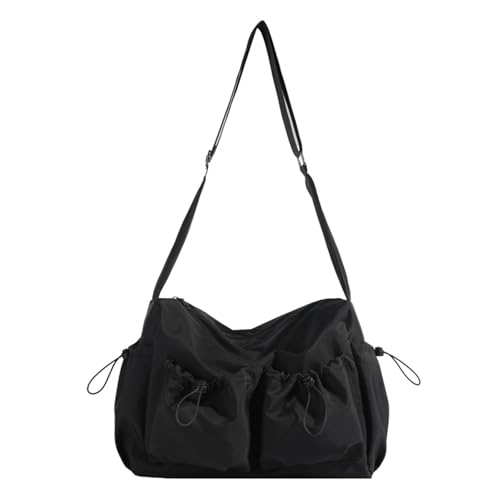 Bolso de nylon impermeable para mujer con múltiples bolsillos miniatura 1