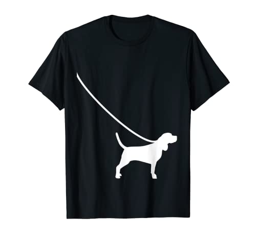 Beagle on a Strap - Divertido perro beagle mamá perro papá Camiseta
