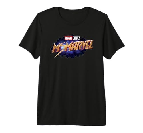 T-shirt Ms. Marvel anti-déformation en coton peigné pour le quotidien des fans