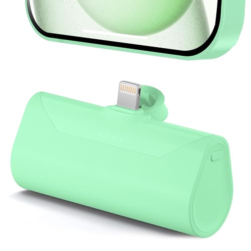 L.LYFOVR 4800mAh Green Portable Battery Pack for iPhone