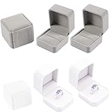 【Elegantes Aussehen】: Exquisites Äußeres und weiche Einlage, Bedecken Sie es mit cremeweißem königlichem Samt. Weich im Griff, schützen Sie Ihren Schmuck und Ihr Zubehör gut vor Beschädigungen oder Abrieb.