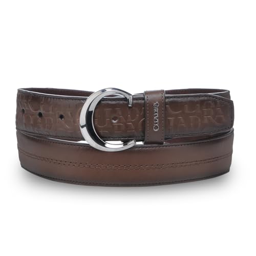 CUADRA | Casual Genuine Leather Belt for Men, Elegance in Every Detail CS564RS Honey