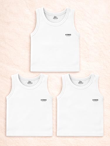 Image of Kidbee Cotton Vests for Boys & Girls (Set of 3)