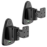 Verstellbare Lautsprecher Wandhalterung 2er Set für Samsung HW-Q995GD/Q995GF/Q990D/Q990F/Q990C, Heavy Duty Kompatibel mit Samsung Rear Speaker Halterung SWA-9500S/9250S/SW200D WR Schlüsselloch&Gewinde