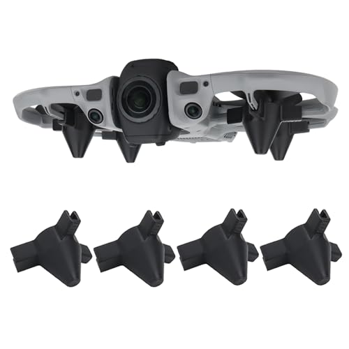 Extension Landing Gear for DJI Avata 360, Portable Legs Height Extender Bracket Height Increasing Feet Kickstand for Avata 360 Drone Protective Accessories (Black)