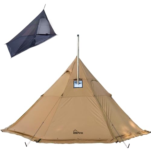 Carpa Hot Tent 4-8 Personas para Camping Familiar