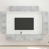 Rangement polyvalent : 98 x 31 x 29,5 cm, 78,5 x 31 x 30 cm et 2 x 30 x 31 x 60 cm offrent des compartiments variables pour le récepteur, la console de jeux, la boîte de streaming ou la décoration. Ainsi, votre meuble TV devient un centre de divertissement organisé sans enchevêtrement de câbles.