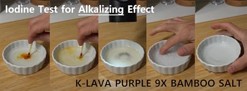 K-LAVA SALT—Korea's No.1 Bamboo Salt—Purple 9x, Crystal, 2.47 Ounce