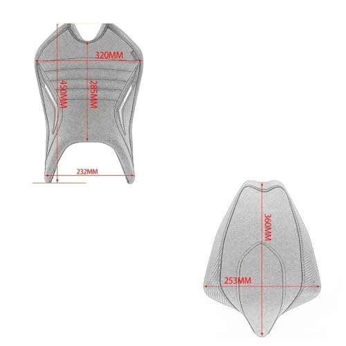 Almohadilla de Pasajero Asiento Motocicleta Conductor Viajes RS660 2023 6