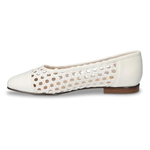 Maiyang Women Square Toe Braided Ballet Flats Slip on Comfortable Insole Breathable Comfy Casual Dress Shoes Size 4-16 US2