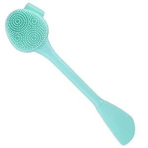 Silicone Manual Facial Brush – ShiningUU All-in-One Face Scrubber, Pore Cleanser, Exfoliating Tool, Makeup Remover, Mask Applicator & Nasal Rinse Brush, Soft Silicone for Daily Cleansing & Skincare
