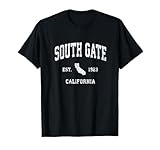 Photo Gallery south gate california ca, design vintage per sport atletici maglietta Photo Gallery south gate california ca, design vintage per sport atletici maglietta