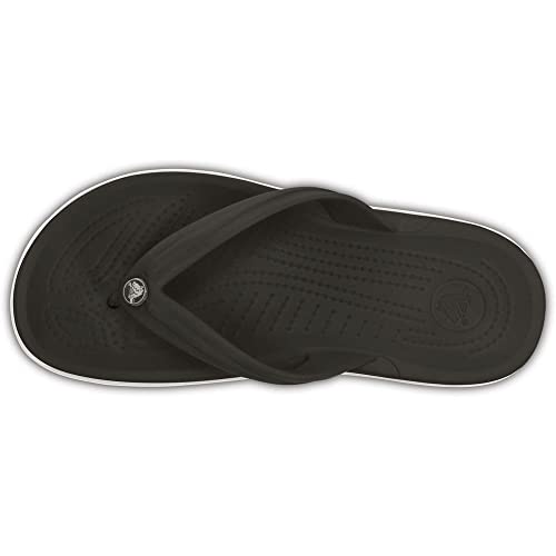 Chinelo Crocband Flip, Crocs, Adulto Unissex, Black, 44