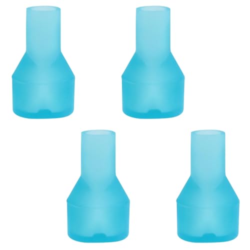 zutisay Blue Replacement Water Bag Pack Valve Water Bag Bite Valve Nozzle Hydration Pack Suction Valve Mouthpiece for Most Water Bags (Blue) 4pcs
