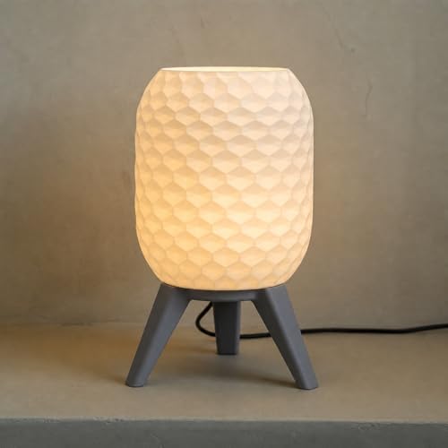 Image of Action Pro Table Lamp with Tripod Stand, Warm Light, Modern Bedside Lamp for Home & Bedroom (Design-5)
