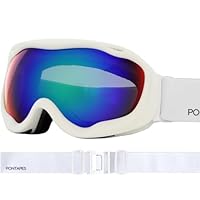 Amazon | PONTAPES(ポンタぺス) スキーゴーグル 日本企画品 曇り止め