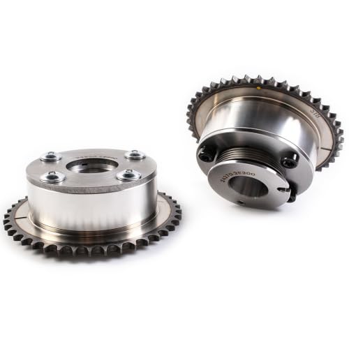 AUCERAMIC 24350-2E200 24370-2E200 Intake & Exhaust Camshaft CVVT Sprocket Fit for Hyundai Tucson Elantra Sonata,Kia Forte Soul Optima 2.0L by AUCERAMIC - Used condition - US$23.79