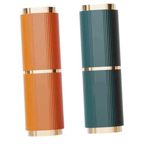 Boîte pour brosse à dents de voyage et gobelet portable en ABS et PP lot de 2