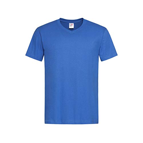 Stedman Apparel Men's Classic-t V-neck/St2300 T Shirt, Blue (Bright Royal), XL UK