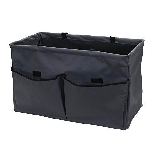 Household Essentials Grey Krush Canvas Utility Tote With Pockets | Reusable Grocery Shopping Bag, Large #TOP2