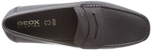 Geox U Ascanio A, Mocassini Uomo, Marrone