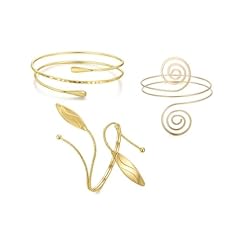 C2:3pcs gold arm cuff