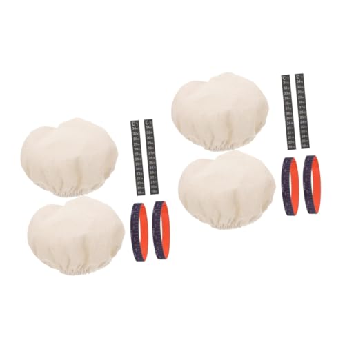 Alipis 2sets Sourdough Starter Jar Kit Accessories Cloth Cover Date Marking Band for Fermentation