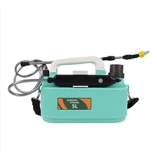 Pulverizador al aire libre, pulverizador de depósito sobre 5,1 litros – rociador fertilizante ajustable con lanza telescópica y para jardín, interior, casa, patio, granja, terraza,