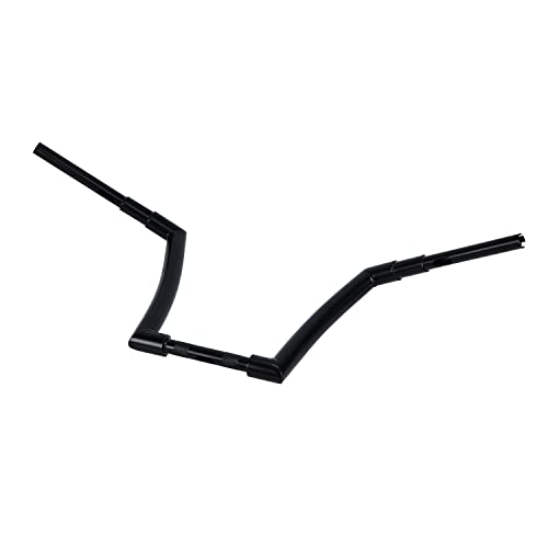 12'' Rise 1-1/2" Ape Custom Hanger Handlebar Fit Harley Softail Flst Fxst Sportster Xl 883 1200 Matted Black #TOP2