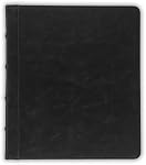 Samsill Vintage Hardback 3 Ring Leather Binder, Professional Binder Organizers, Planner Binder, 0.5 Inch 3 Ring Binder, Letter Size 8.5 x 11, No Zipper, Faux Leather