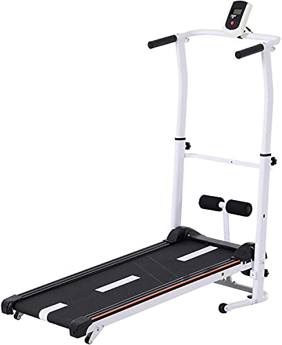 Image of Fitness Equipment Treadmill Home Walking Machine Lengthened Small Folding Simple Mute Multifunctional Weight Loss Machine Thin Fitness Equipment