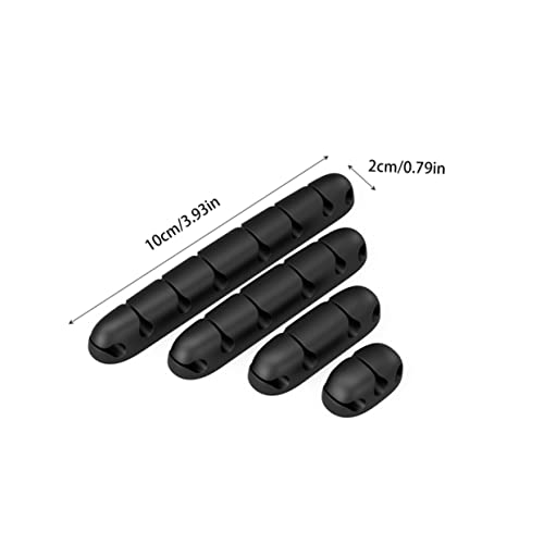 4pcs Clips Organizadores para Gestión de Cables de Escritorio miniatura 2