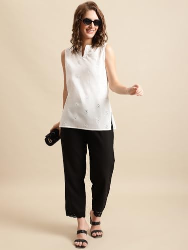 Image of Pistaa's Women's Regular Fit High Rise Palazzo